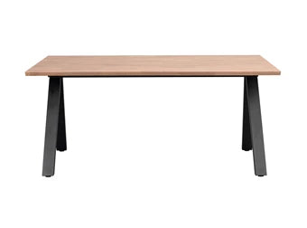 Carradale matbord 170 ek/V-ben svart metall