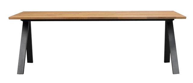 Carradale matbord 220 ek/V-ben svart met