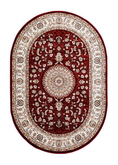 Dubai Medallion Röd Oval 200*290