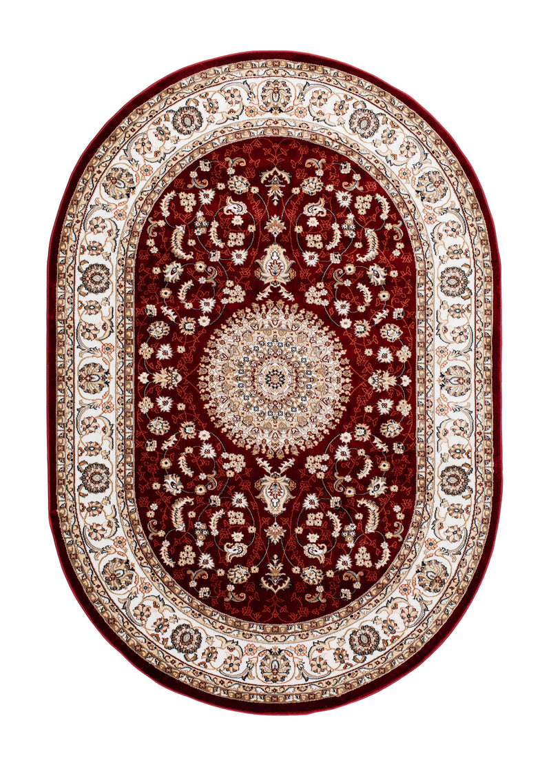 Dubai Medallion Röd Oval 160*230