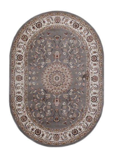 Dubai Medallion Grå Oval 200*290