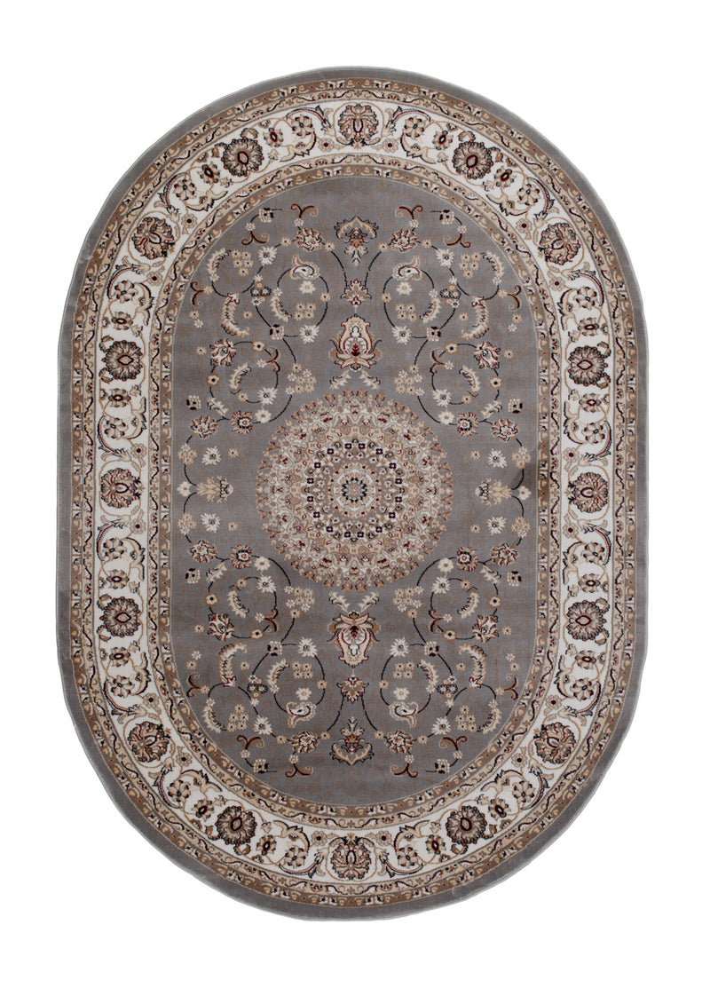 Dubai Medallion Grå Oval 200*290