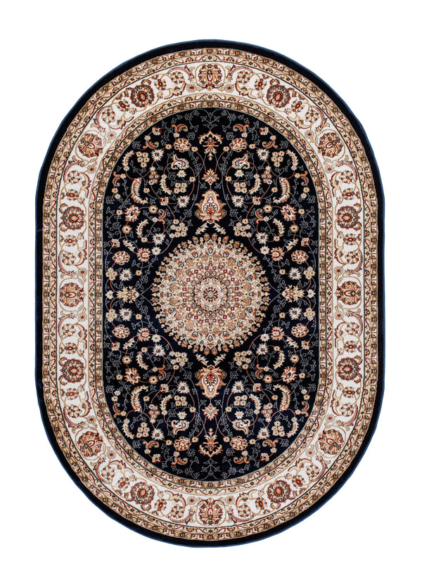 Dubai Medallion Blå Oval 160*230