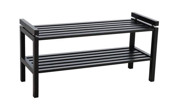 Confetti skohylla 80 svartbetsad ek