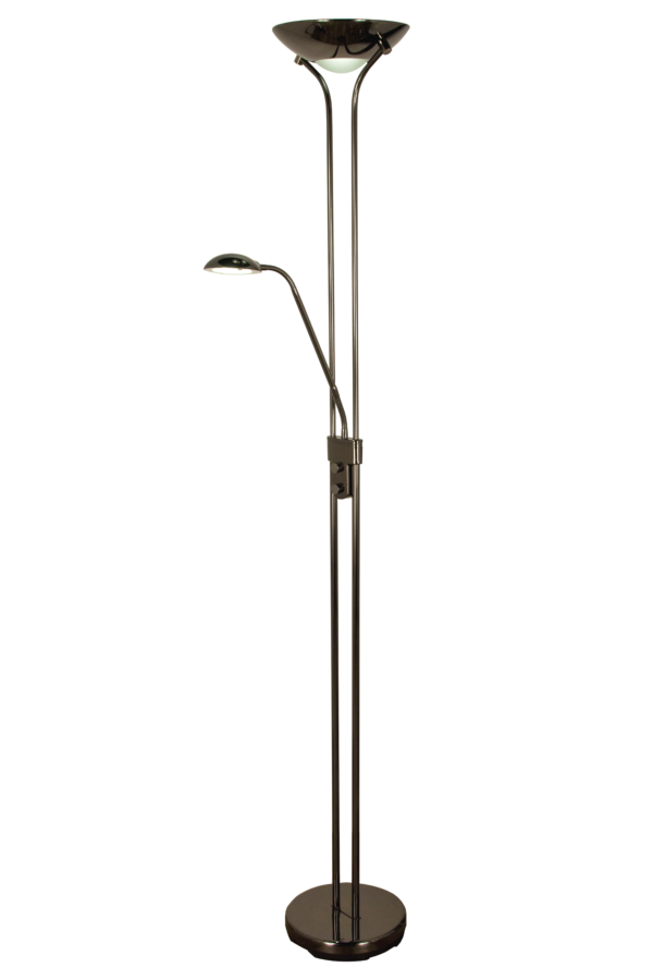 Nice golvuplight svartkrom