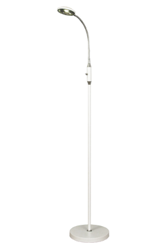 Hero golvlampa vit/krom