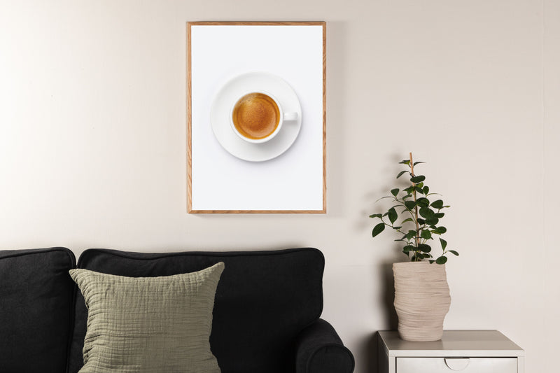 Skimmed coffee poster