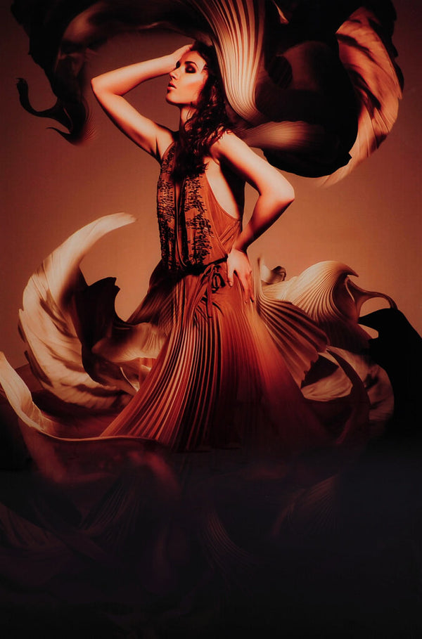 Tavla Panta Rei Mocca 80x120 cm