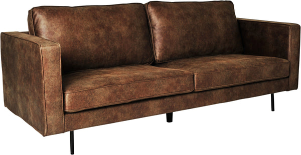 Texas 3-sits soffa mörkbrun