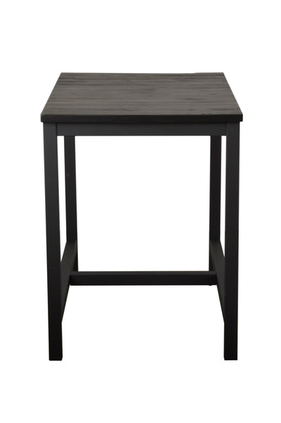 Vintage Lakrits tilläggsbord svart 90x58 cm