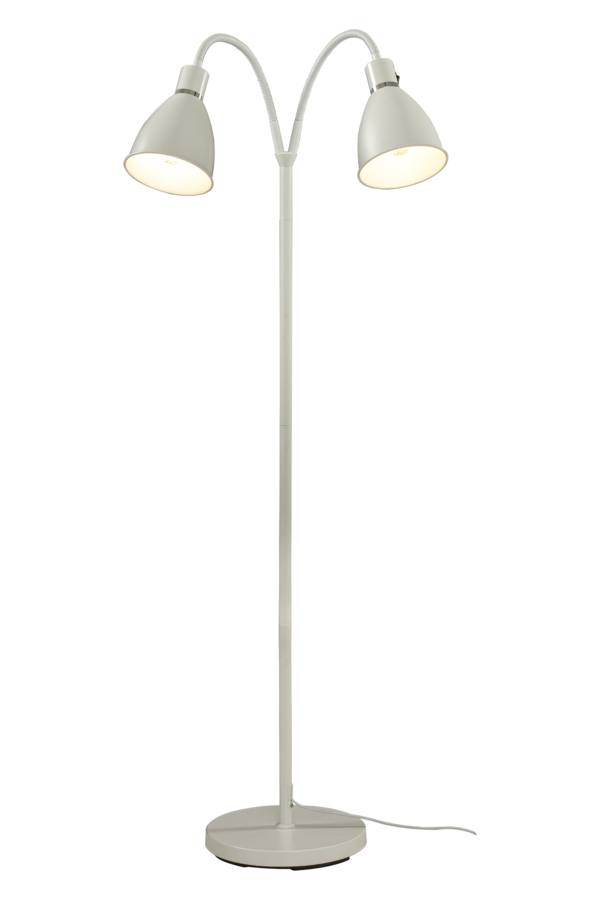 Idre golvlampa 2-arm vit