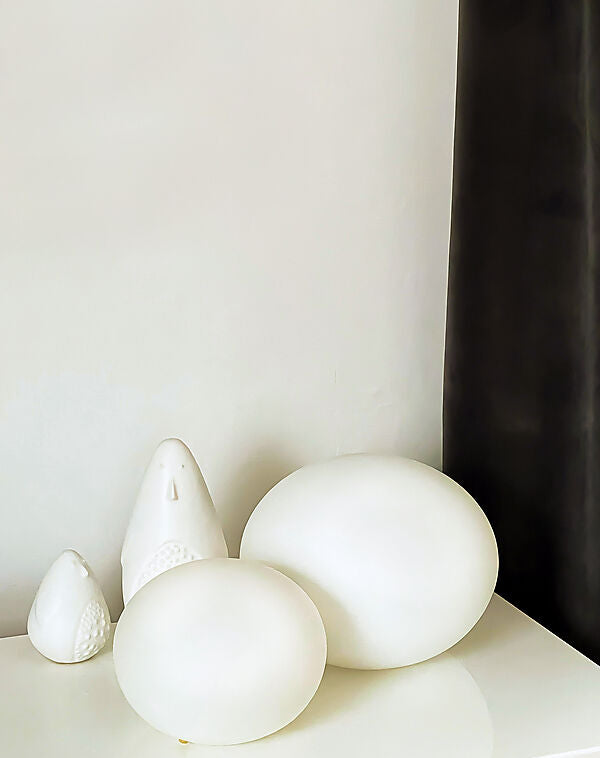 Globus bordlampa 18 cm vit