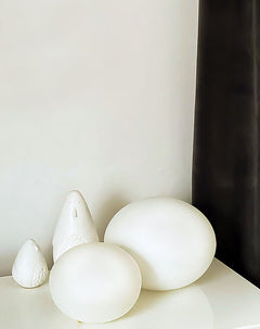 Globus bordlampa 24 cm vit