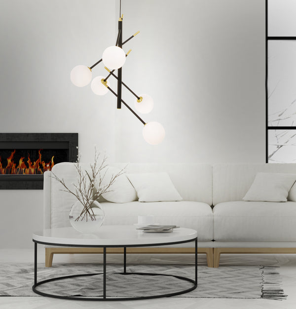 Akrobat taklampa svart