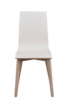 Gracy stol vit laminat/vitpigmenterad ek 2-pack