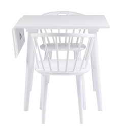 Carmen stol vitlack 2-pack