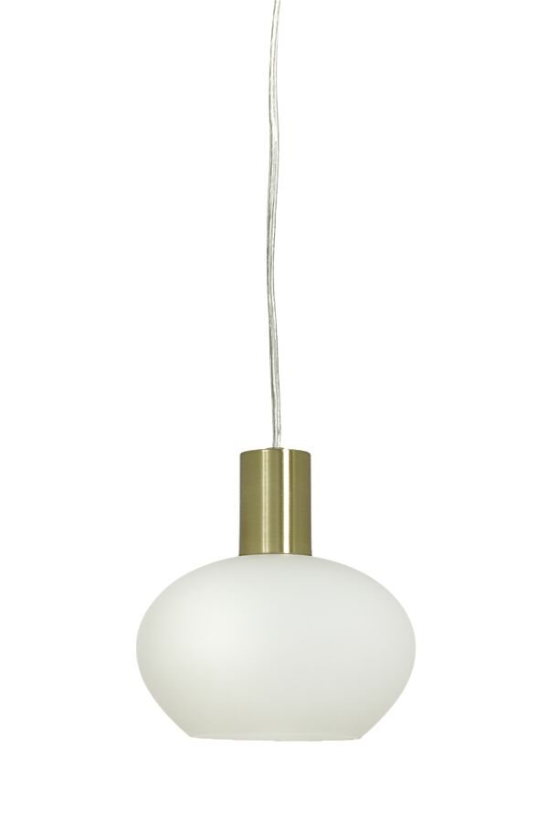 Bell fönsterlampa matt mässing/vit