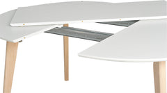 Wave ilägg vit 120x50 cm