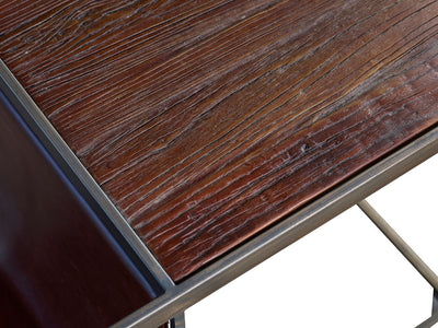 Epock soffbord rustik alm/stål  140x40 cm