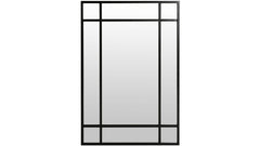 Manhattan spegel 80x120 cm svart