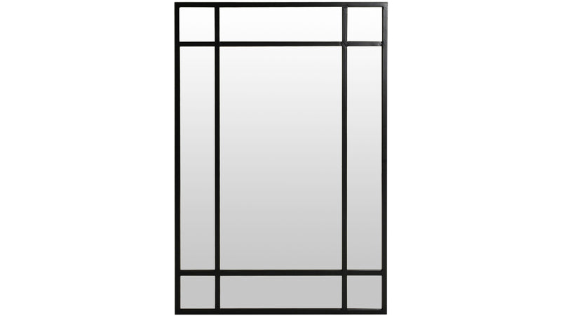 Manhattan spegel 80x120 cm svart