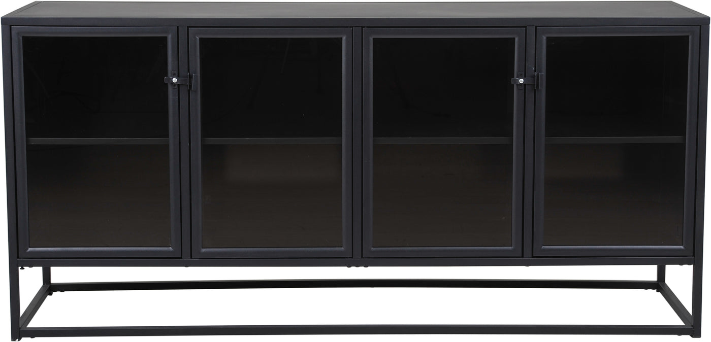 Riff sideboard svart metall industrilook