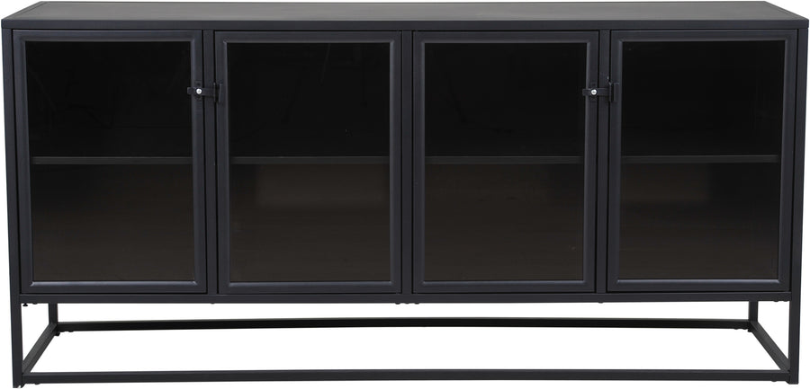 Riff sideboard svart metall industrilook