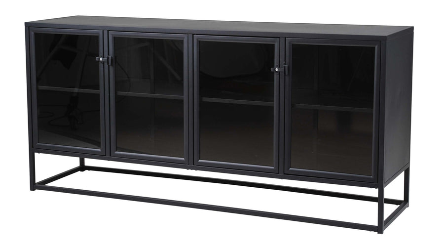 Riff sideboard svart metall industrilook