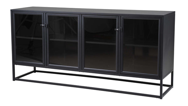 Riff sideboard svart metall industrilook