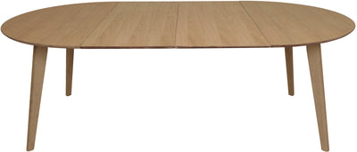 Sagene matbord vitpigmenterat Ø130 cm