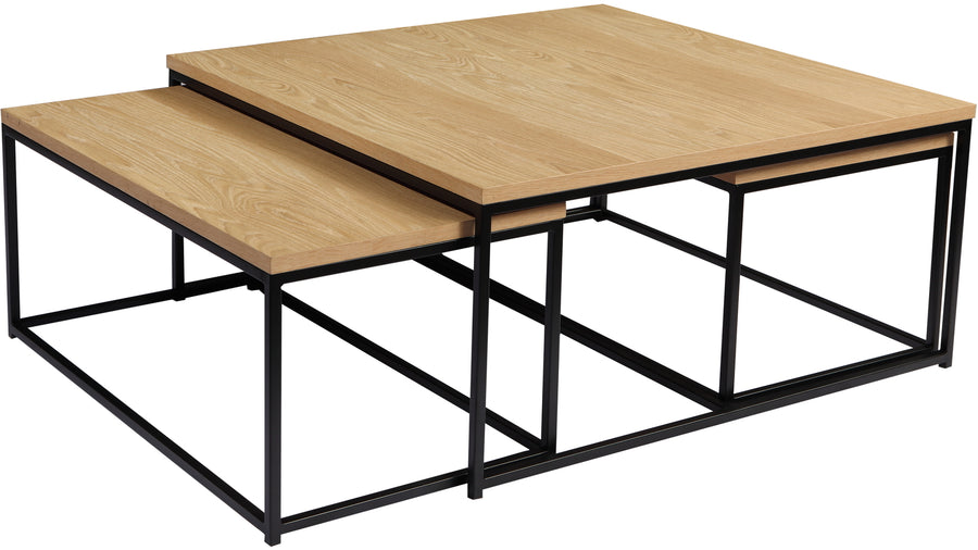 Natalie satsbord 2+1 vitpigmenterad