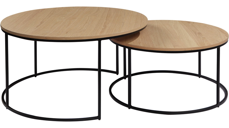 Natalie satsbord Ø80 cm vitpigmenterad