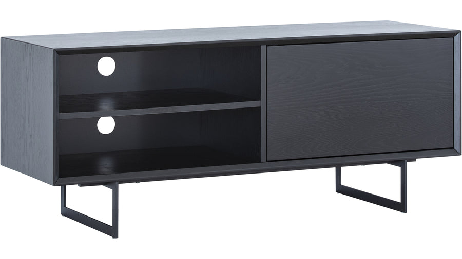 Vision mediabänk svart 120x42 cm