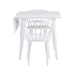 Carmen stol vitlack 2-pack