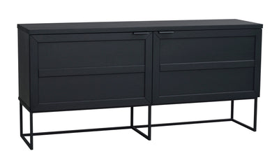 Everett sideboard 160 svart ek/svart