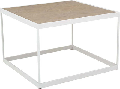 Risör soffbord återvunnen gran/vit 60x60 cm
