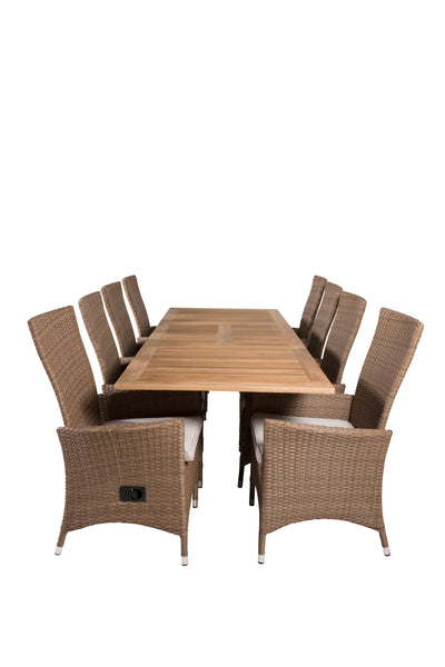 Matbordet Panama och stolarna Padova