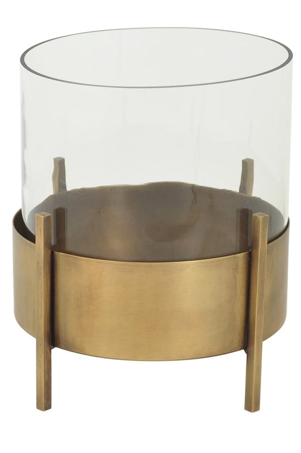 Ryvingen lanterna liten antik mässing