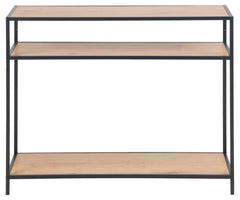 Seaford konsolbord ek faner/svart