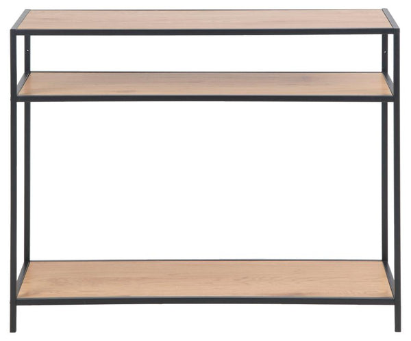 Seaford konsolbord ek faner/svart