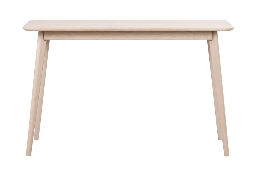 Yumi avlastn.bord/skrivbord vitpigmenterad ek