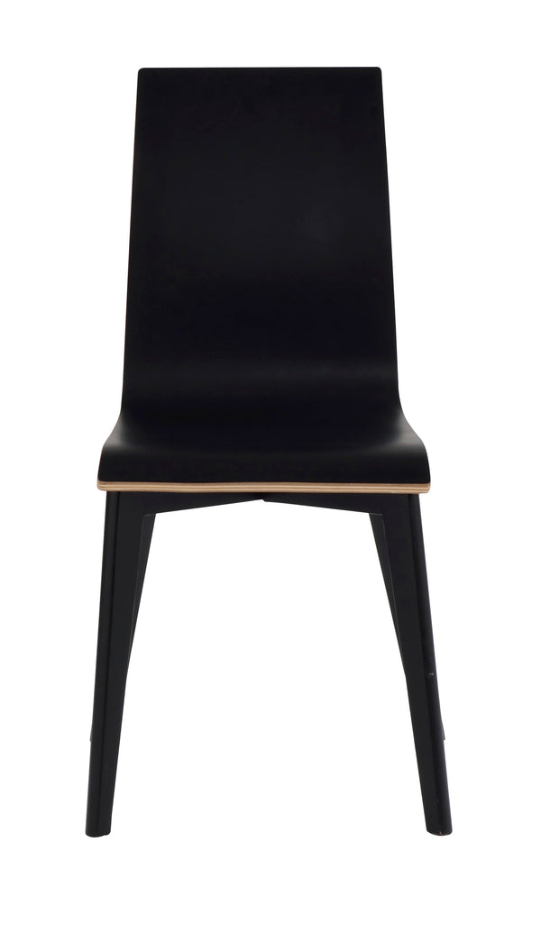 Gracy stol svart laminat/svartbetsad ek 2-pack