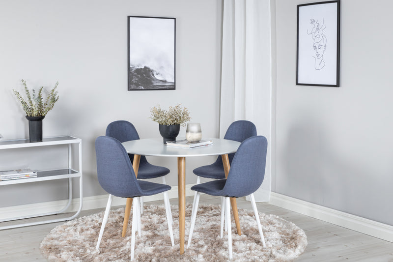 Matbordet Plaza och stolarna Polar