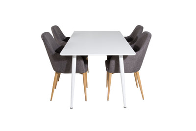 Matbordet Polar och stolarna Comfort