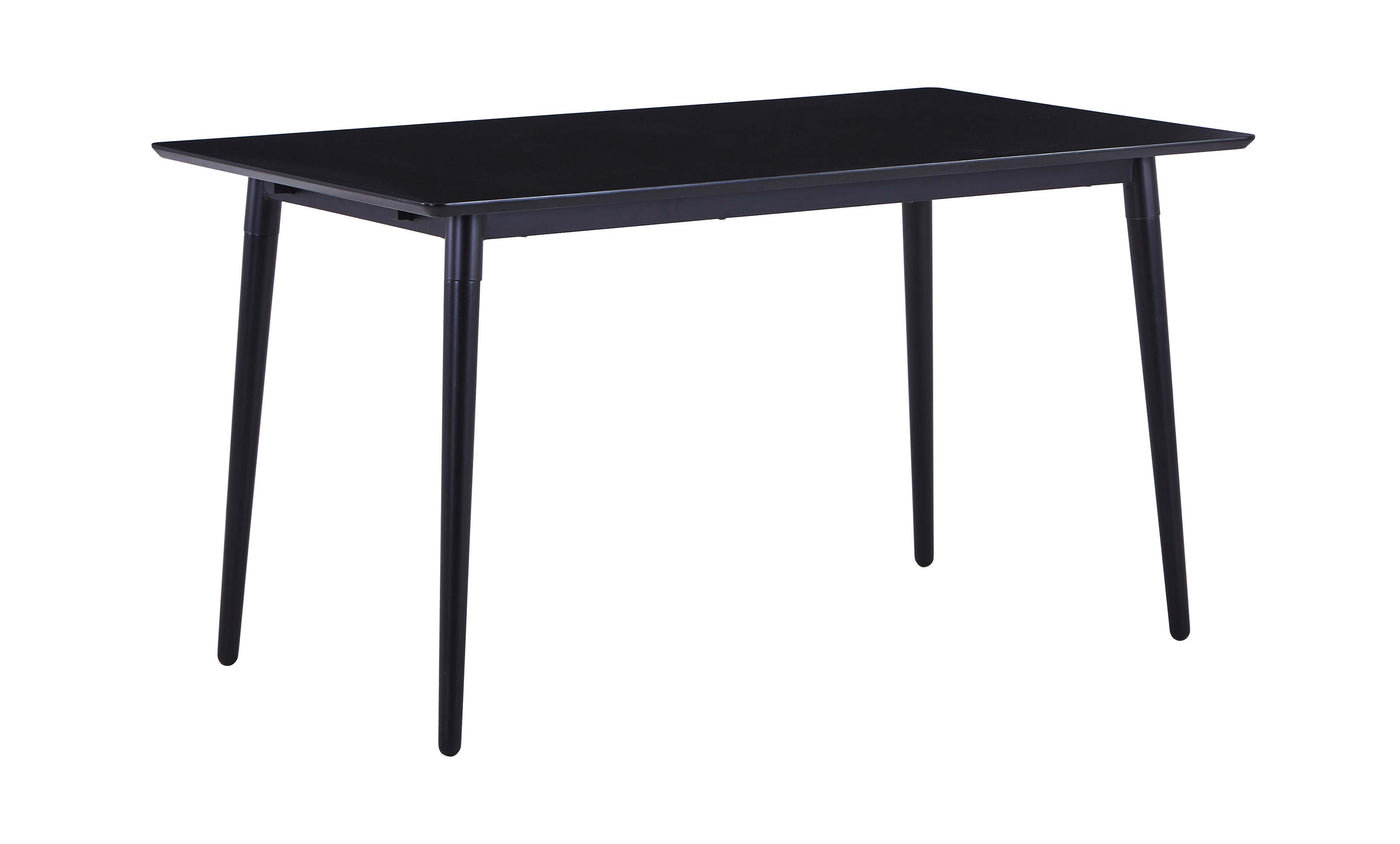 Viken matbord svart ask melamin 120x80 cm