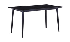 Viken matbord svart ask melamin 120x80 cm