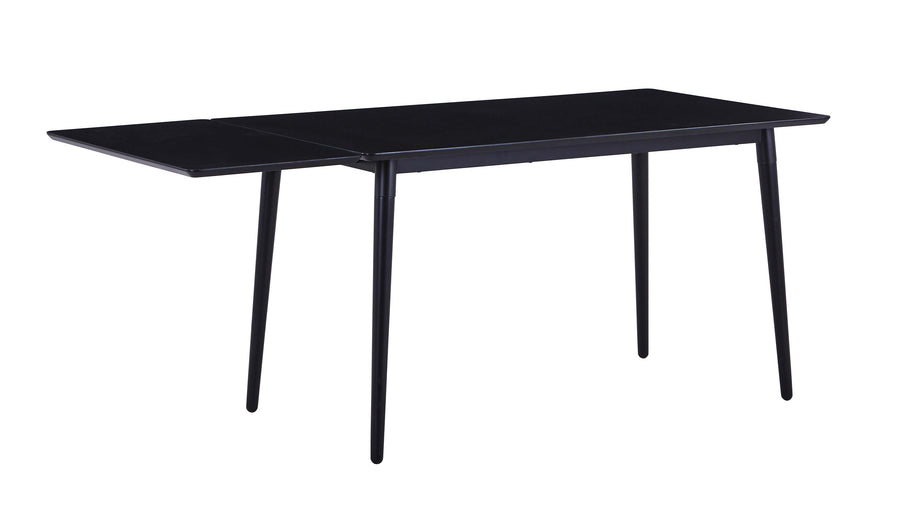 Viken matbord svart ask melamin 120x80 cm