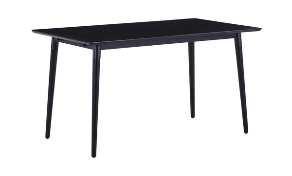 Viken matbord svart ask melamin 120x80 cm