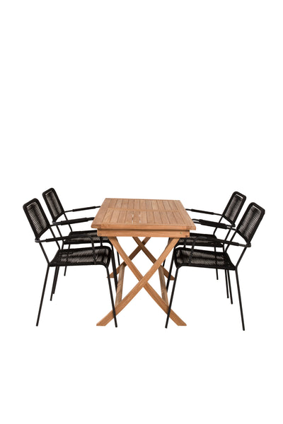Bordet Kenya och stolarna Lindos
