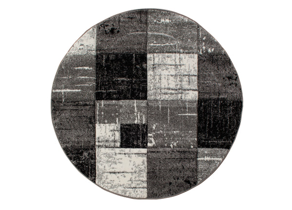 London Square Svart rund 240